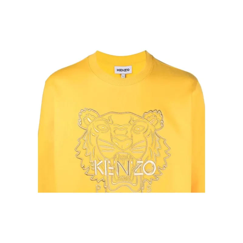 KENZO Sweatshirts Men Yellow-4
