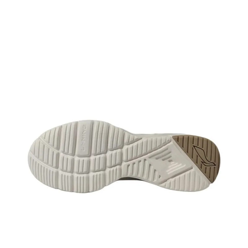 LiNing Anti-Slip Wear-Resistant Low-Top Casual Running Shoes Unisex Gray-4