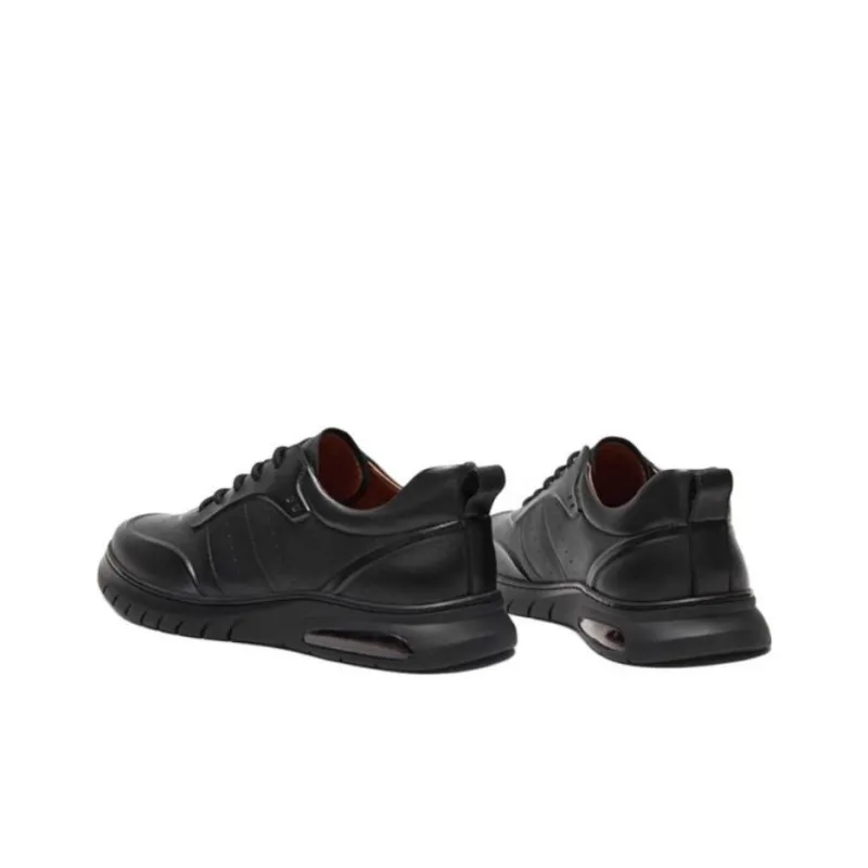 Hush Puppies Smart Slip-Resistant Low-Top Casual Shoes Men's Black-3