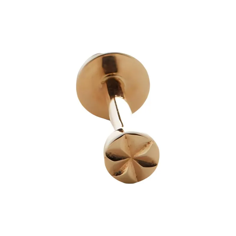 Monica Vinader 14kt Yellow Gold Siren Star Single Earring-1