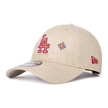 New Era Cotton Baseball Caps Unisex Ecru