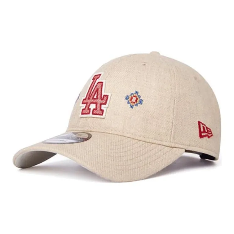 New Era Cotton Baseball Caps Unisex Ecru-0