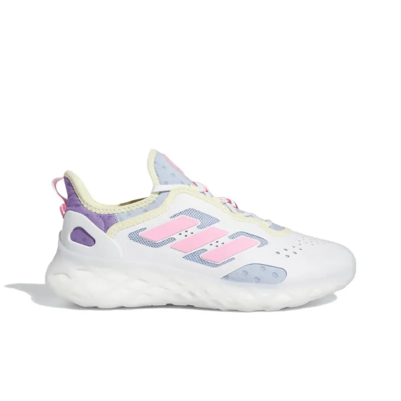 Rich Mnisi Pride x Adidas Web Boost Anti-Slip Wear-Resistant Low-Top Casual Running Shoes Unisex White Blue-1