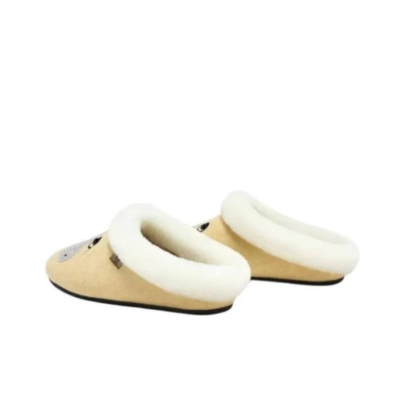 Hush Puppies Rubber Sole Abrasion-Resistant Wrap-toe Slippers Unisex Yellow-3