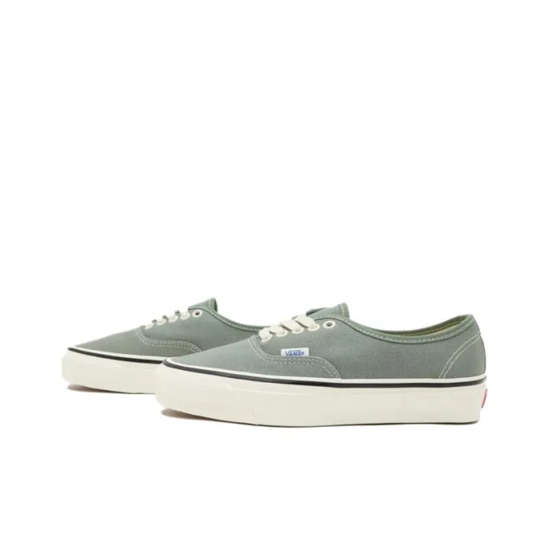 Vans Lx Authentic Reissue 44 Anti Slip Wear Resistant Low Top Skateboard Shoes Women's Green-3