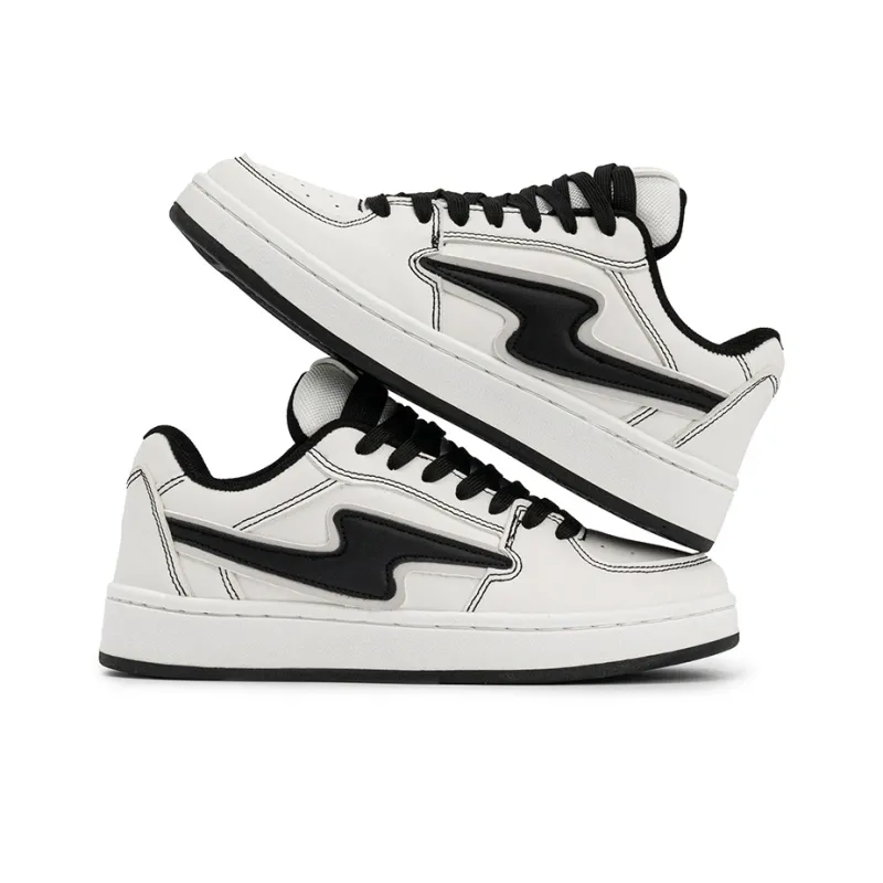 BEIER Lightning Youth Classic Abrasion Resistant Lightweight And Breathable Low Top Skateboard Shoes Unisex-2