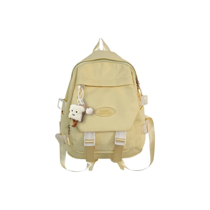 SWIMADE Nylon Backpack Women's Blue/Yellow/Black/White/Pink-4