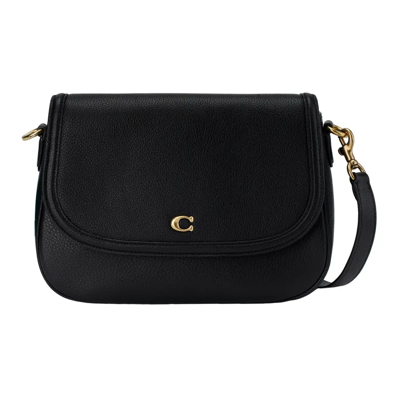 COACH Legacy Cow Leather Portable Crossbody Bag, Shoulder Bag Medium Size Women's Black-1