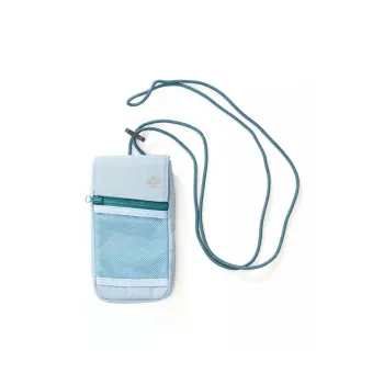 NOTHOMME Fabric Travel Document Bag Crossbody Bag Regular Unisex Autumn Leaves Yellow/Blue Purple/Light Blue
