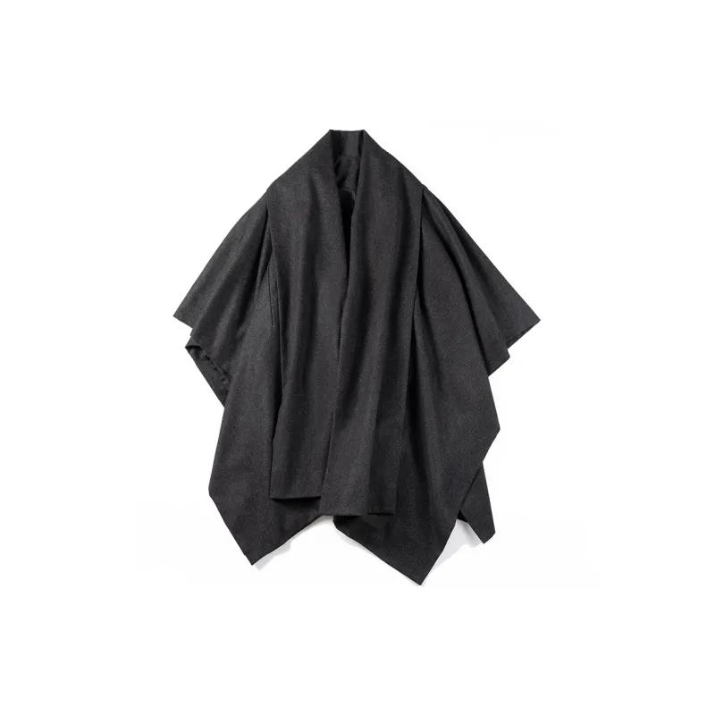 S CREST Cloaks Unisex Dark Gray-1