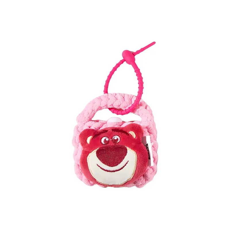 Disney Strawberry Bear Series Polyester Storage Charm Handbag Small Size Unisex Multicolor-0