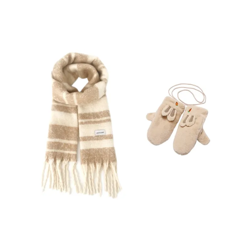 JEANSWEST Polyester Knit Scarves Unisex-27
