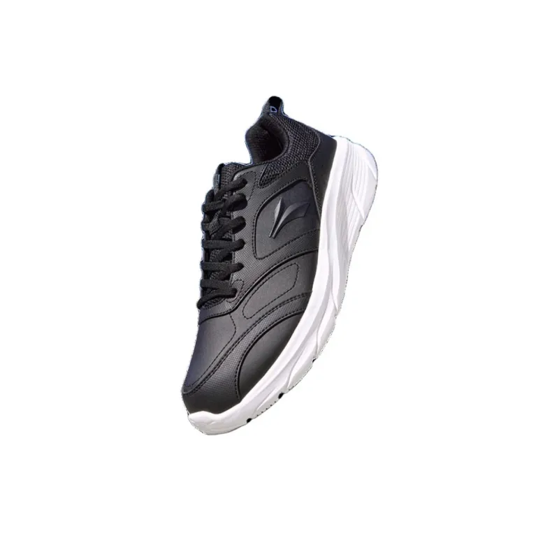 361° Non slip Lightweight Low Top Running Shoes Women's Black White-3