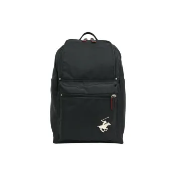 BEVERLY HILLS POLO CLUB Polyester Backpack Unisex Black