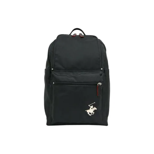 BEVERLY HILLS POLO CLUB Polyester Backpack Unisex Black