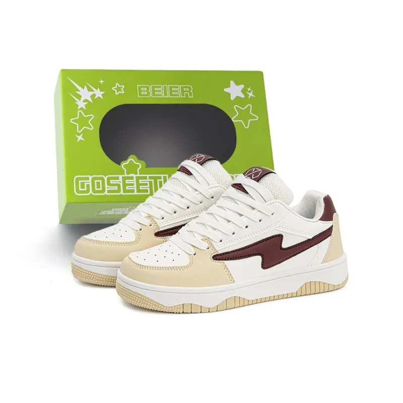 BEIER Lightning Youth Classic Abrasion Resistant Lightweight And Breathable Low Top Skateboard Shoes Unisex-44