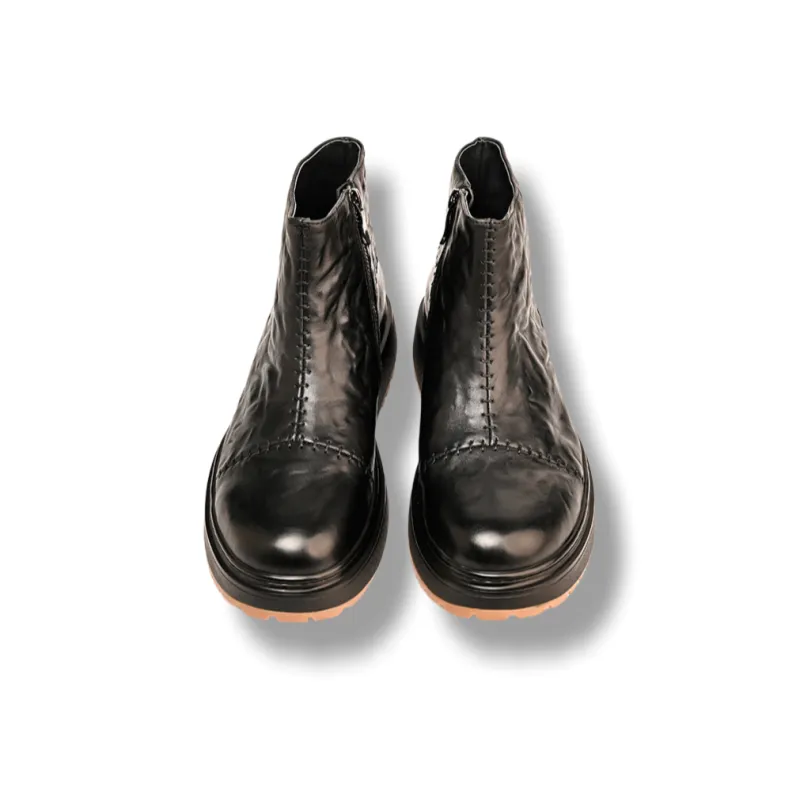 Brounvanm Ankle Boots Men's Black-3