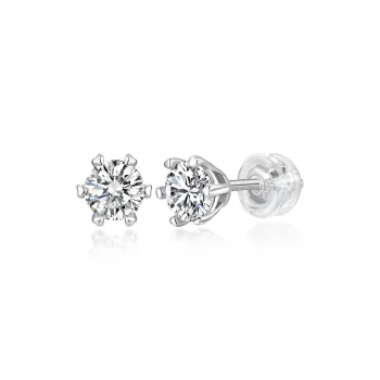 MITHAOL KUSC 18K Gold-Plated Silver Stud Earrings Women's