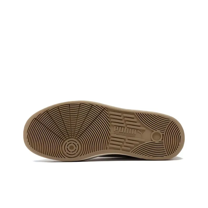 PUMA Sky LX Anti Slip Wear Resistant Low Top Skateboard Shoes Unisex Ecru Light Brown-4