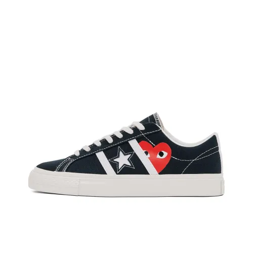 Converse One Star Academy Pro Ox Comme Des Garcons Play Black