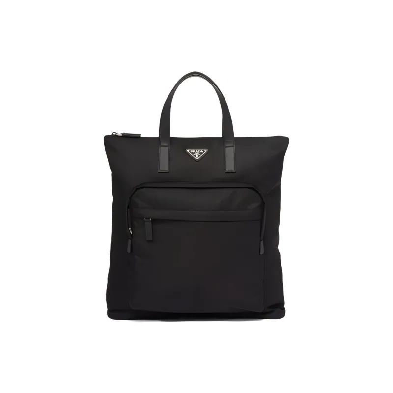 PRADA Saffiano Nylon Tote Bag, Shopping Bag, Backpack, Handbag Men's Black-0