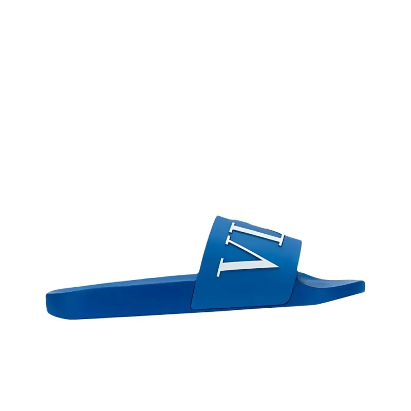 Valentino VLTN Slide Slippers Men's Blue-2