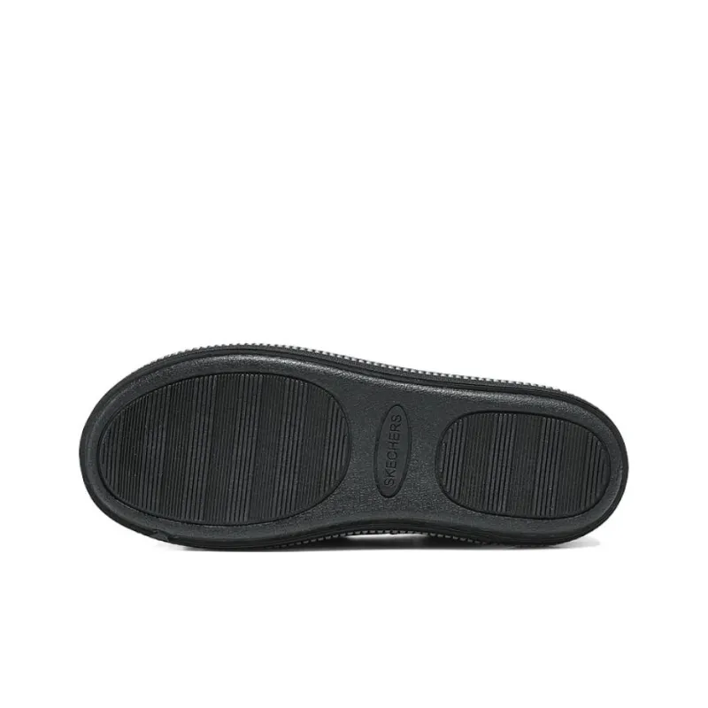 Skechers Modern Comfort Slip Resistant Low Top Casual Shoes Women's Black-4