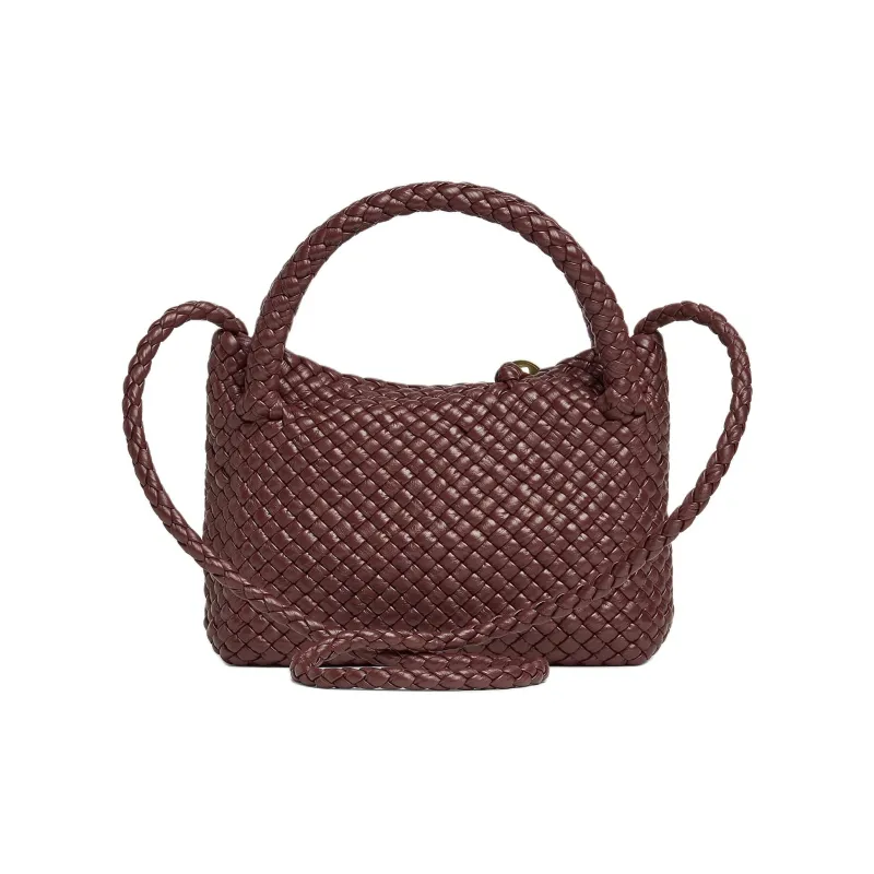 Bottega Veneta Sheepskin Shoulder Bag, Crossbody Bag, Handbag Trumpets Women's Madder Brown-2