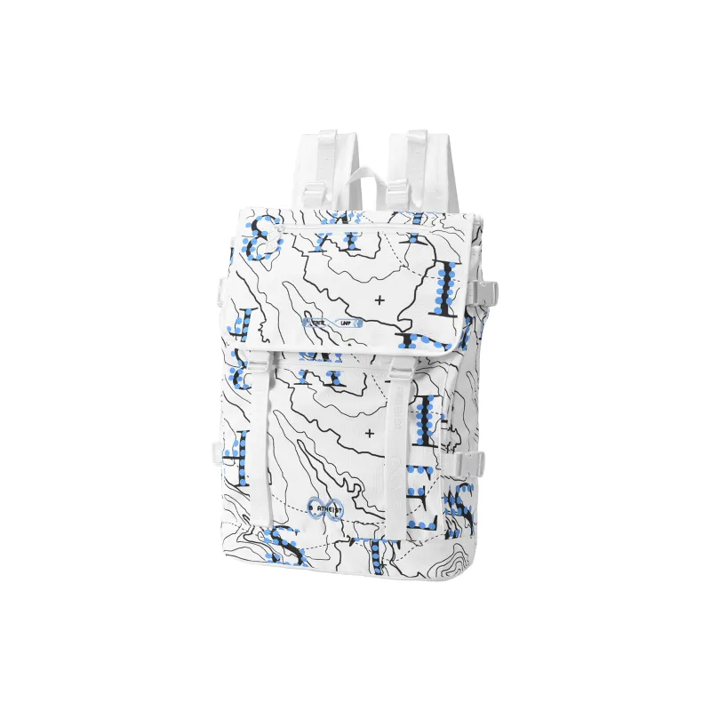 8atheist Polyester Backpack Regular Unisex White-1