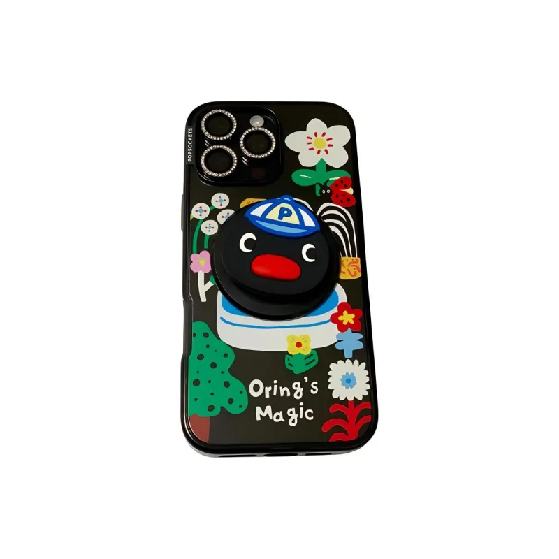 PopSockets x TYAKASHA Made Of Plastic Impact-Resistant Phone Cases Compatible With IPhone 16/15/14/13 Series Cute Style-1