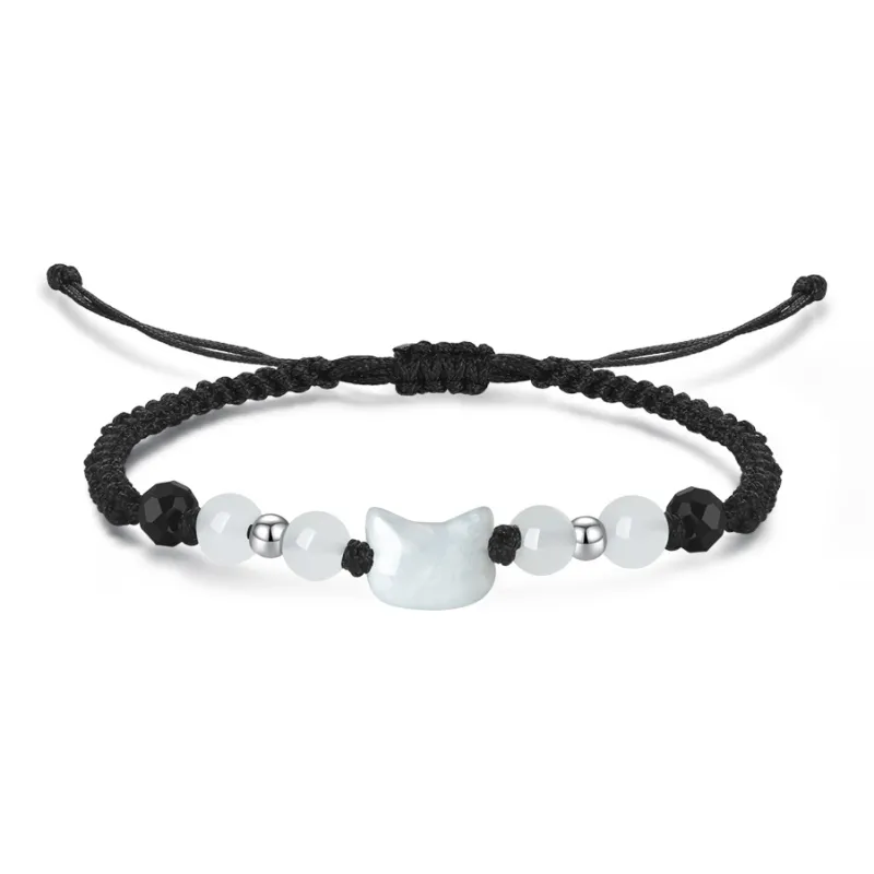Shiban Colored Glaze Jade Bracelets Unisex-3