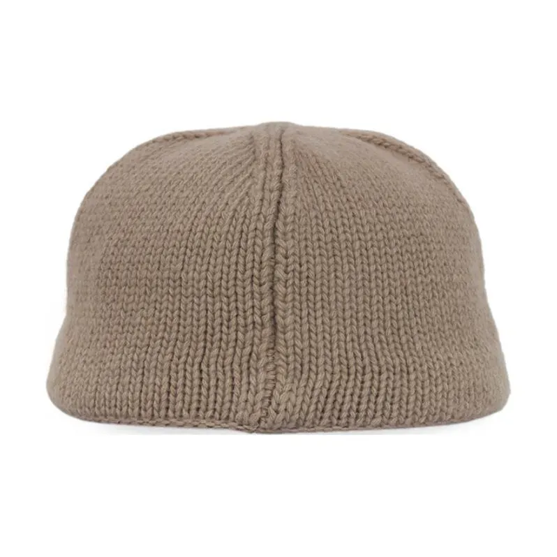 Moncler Wool Baseball Caps Unisex Beige-3