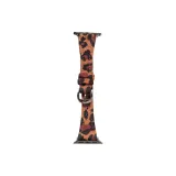 Apple-Leopard Print Leather-Classic Brown