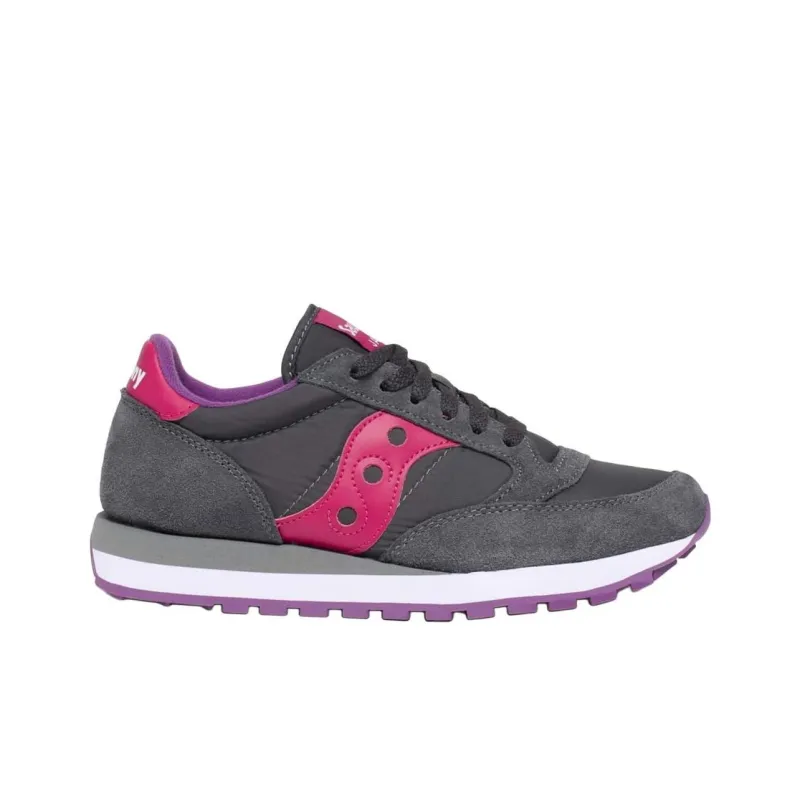 Saucony Jazz Original Wear resistant And Lightweight Low Top Casual Running Shoes Women's Gray-1