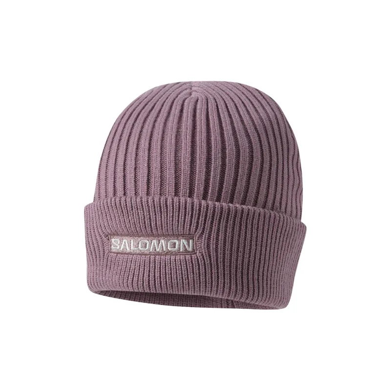 SALOMON Viscose Beanies Unisex Pink-2