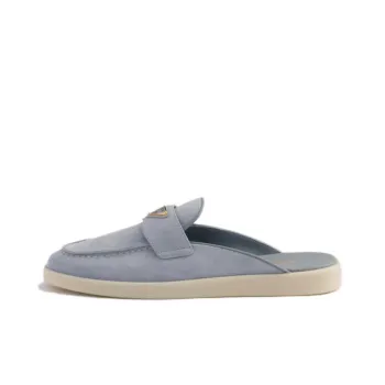 PRADA Wrap-toe Slippers Women's Blue