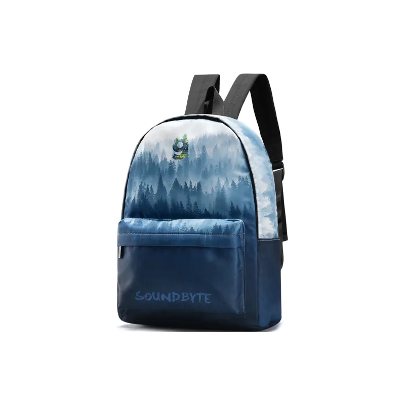 Soundbyte Polyester Students Backpack Regular Unisex White-13