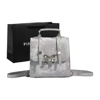 PINK·LAND PU Flap Women's Silver/Black/Pink/Blue