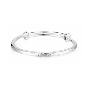 XIFULI 999 Fine Silver Bangles Women's