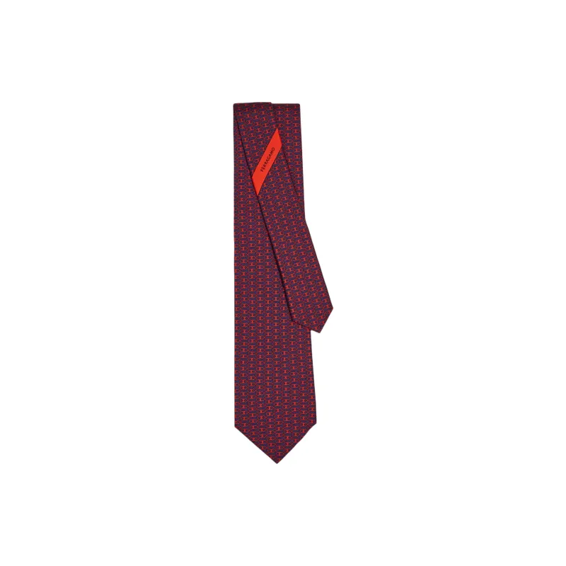 Ferragamo Gancini Silk Tie-0