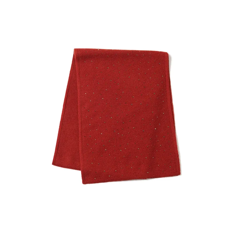 MARJAKURKI Knit Scarf Stud Unisex-4