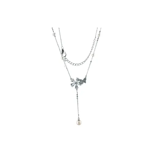 QINGFU Freshwater Pearl Necklaces Women's