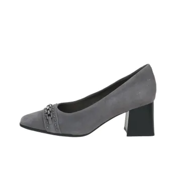 CAPRICE Tessa Chunky Heel High Heels 6cm Women's Gray