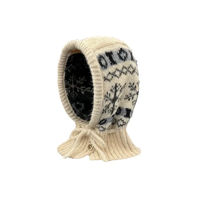 MUSTKOO Plush Yarn Beanie Women's-10