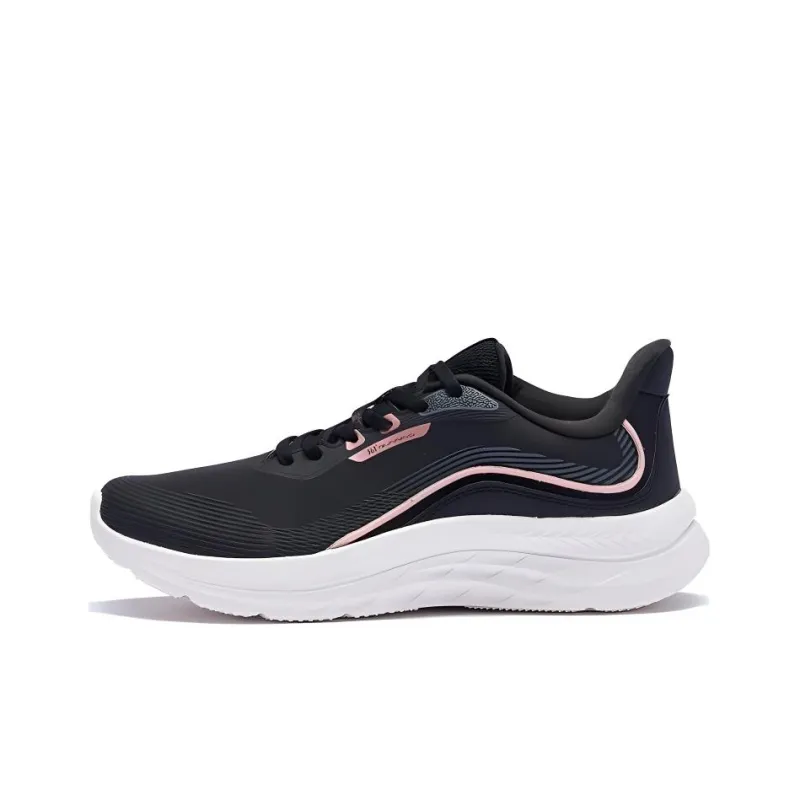 361° Cushioning, Slip Resistant, And Abrasion Resistant Low Top Running Shoes Women's Black-0
