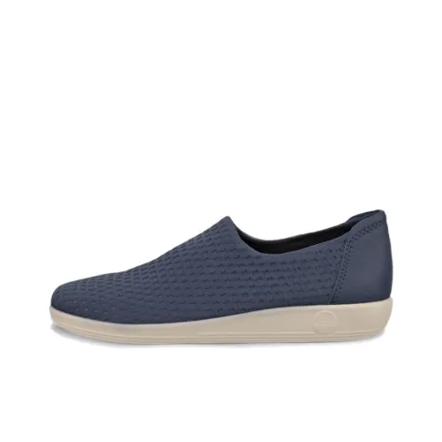Ecco SOFT 2.0 Casual Single Shoes Women's Blue