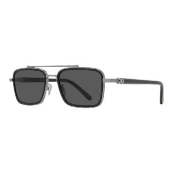 FRED Acetate Aviator Sunglasses Men's Black