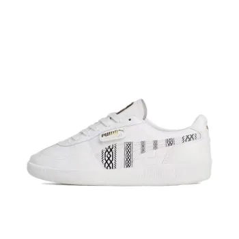 Monster Hunter x PUMA Palermo Anti Slip Wear Resistant Low Top Skateboard Shoes Unisex White