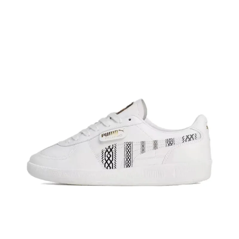 Monster Hunter x PUMA Palermo Anti Slip Wear Resistant Low Top Skateboard Shoes Unisex White-0