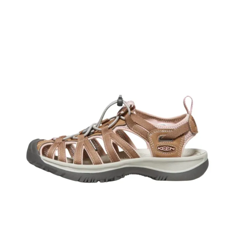 KEEN Whisper Series Breathable And Wear resistant River Trekking Shoes Women's Brown-0